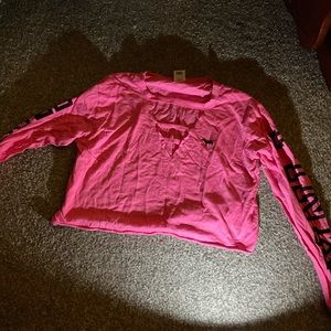 victoria’s secret pink crop top